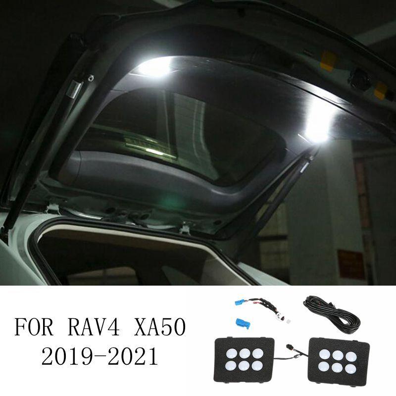 Car Interior Tailgate Lighting Trunk LED Light Cargo Lamp Bulb fit for Toyota RAV4 50 Series    Accessories