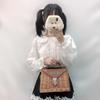 Oversize White Shirt Women Kawaii Peter Pan Collar Blouses Button Up Long Sleeve Cute Ruffle Tops Lolita Style Mori Girl Aesthetic
