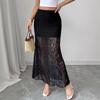 New Autumn and Winter Lace High Waist Slim Hip Autumn Winter Skirt
