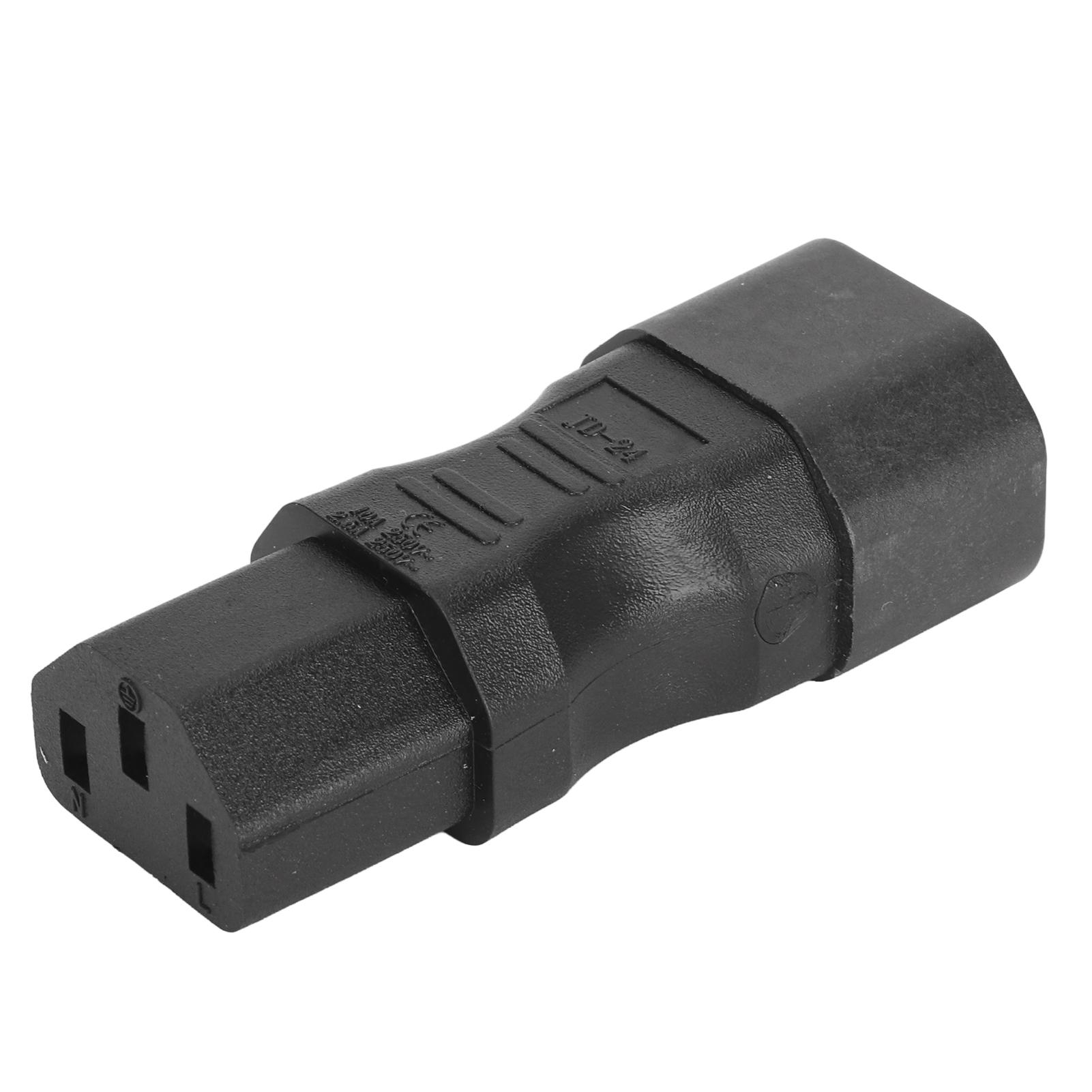 

4pcs IEC320 C14 to IEC320 C13 Power Adapter Universal Standard Computer Power Adapter for Laptop