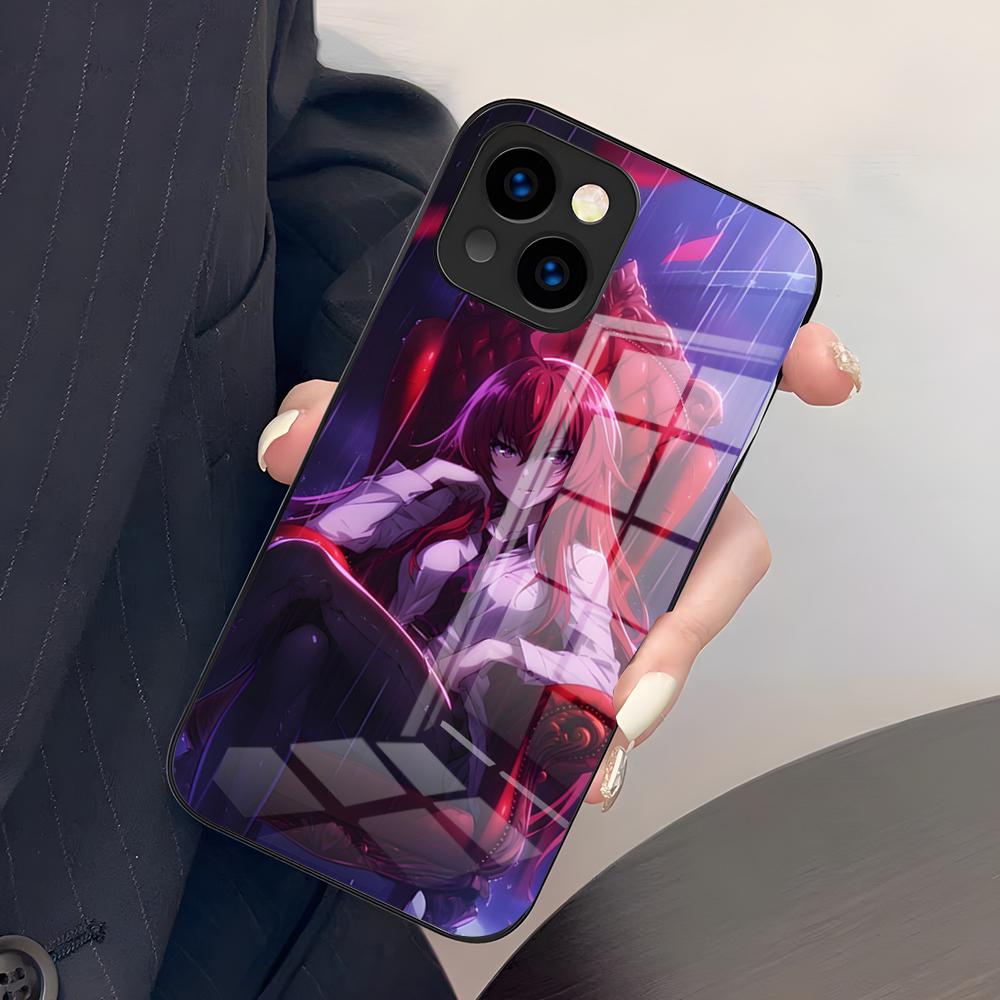 High School DxD Rias Gremory Phone Case For IPhone 17 Pro Max 15 Pro 16 14 Plus 12 13 Mini 11 Pro Shockproof Glass Cover