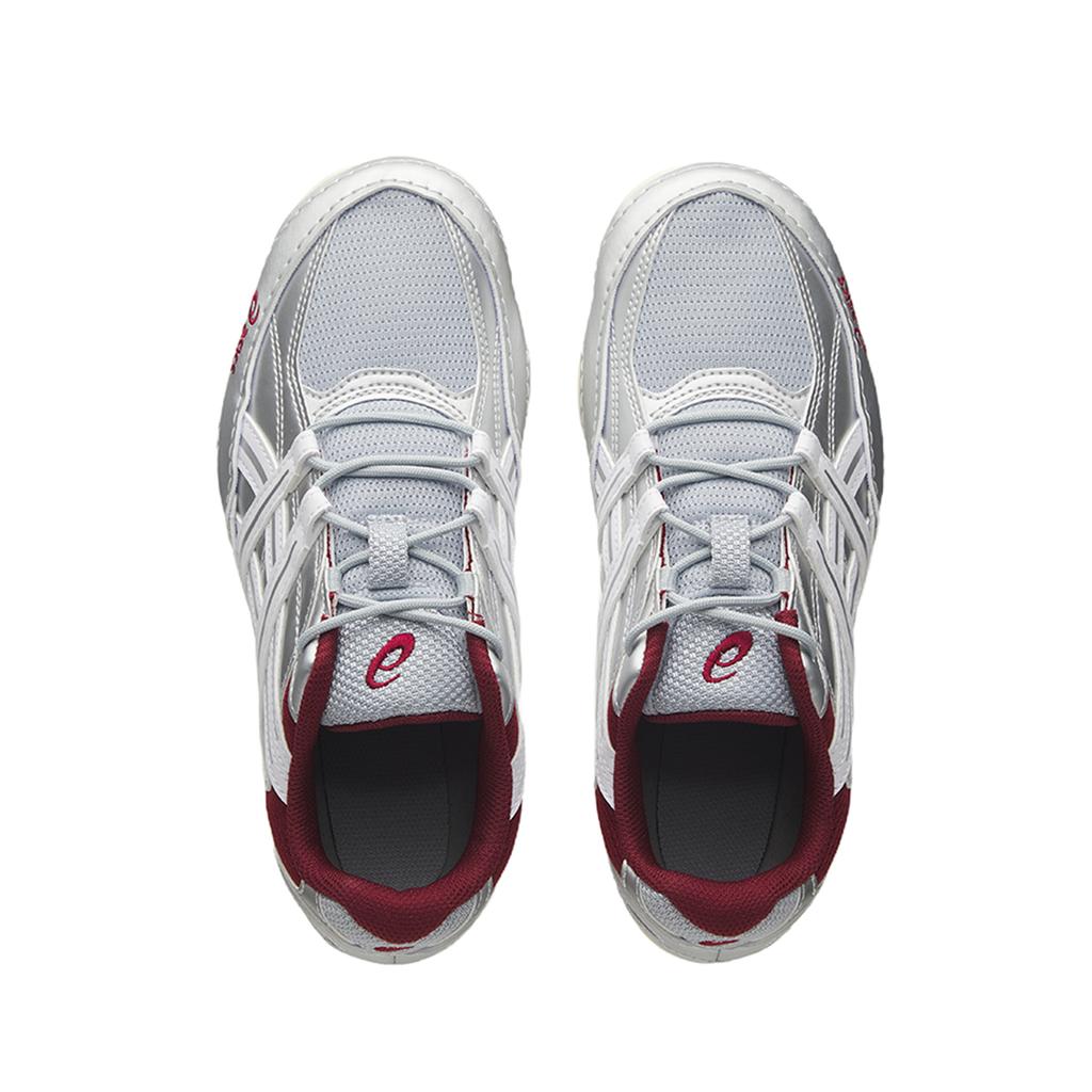 ASICS Hypersync Breathable Coverage Lightweight Low top Casual Shoes Unisex Vintage Silver Red 1203A879-020