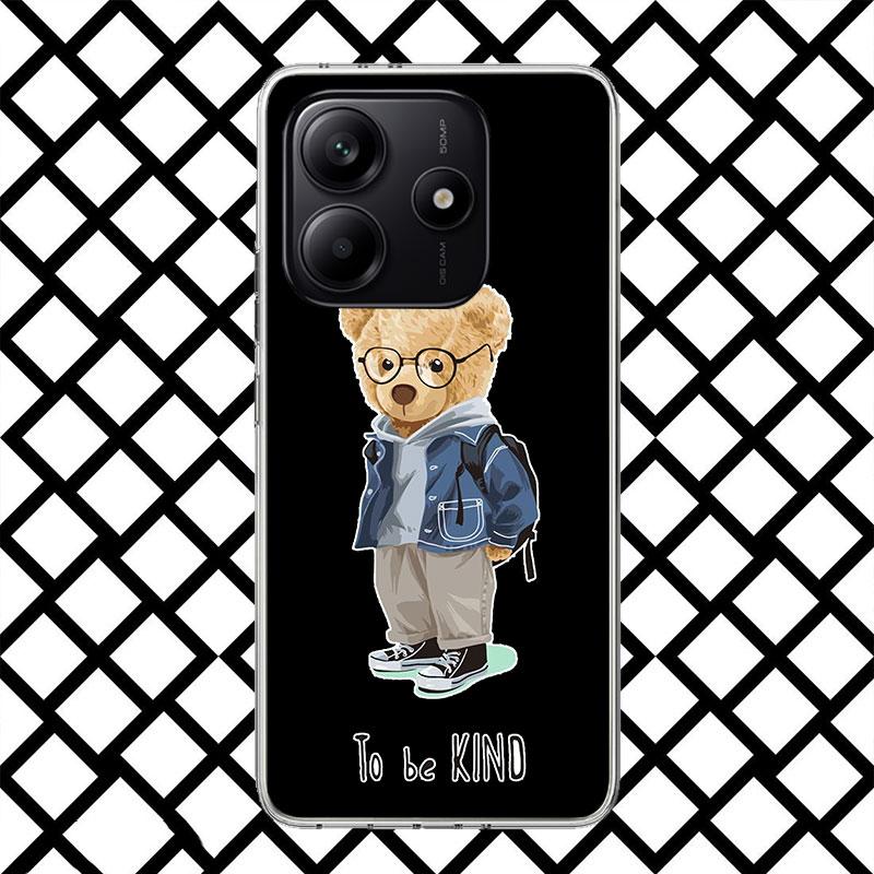Baron Filou Trend Leisure Bear Phone Case for Xiaomi Redmi Note 15 14 14S 13 12 12S 11 Pro Plus 11E 11T 11S 10S 5G Soft Cover Fu
