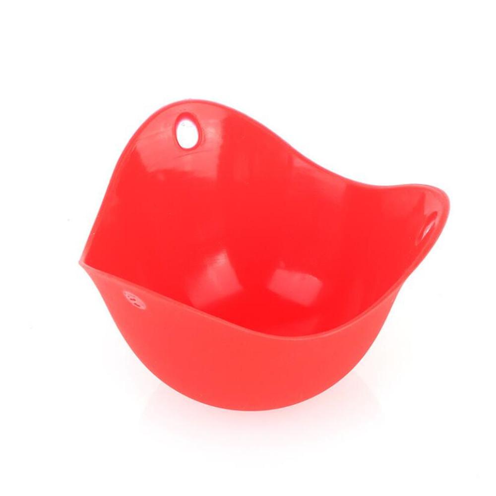High Temperature Silicone Egg Boiler Warm Creative Silica Gel Egg Cooker Poacher Egg Steamer Egg Holder Egg Mold 4 colors