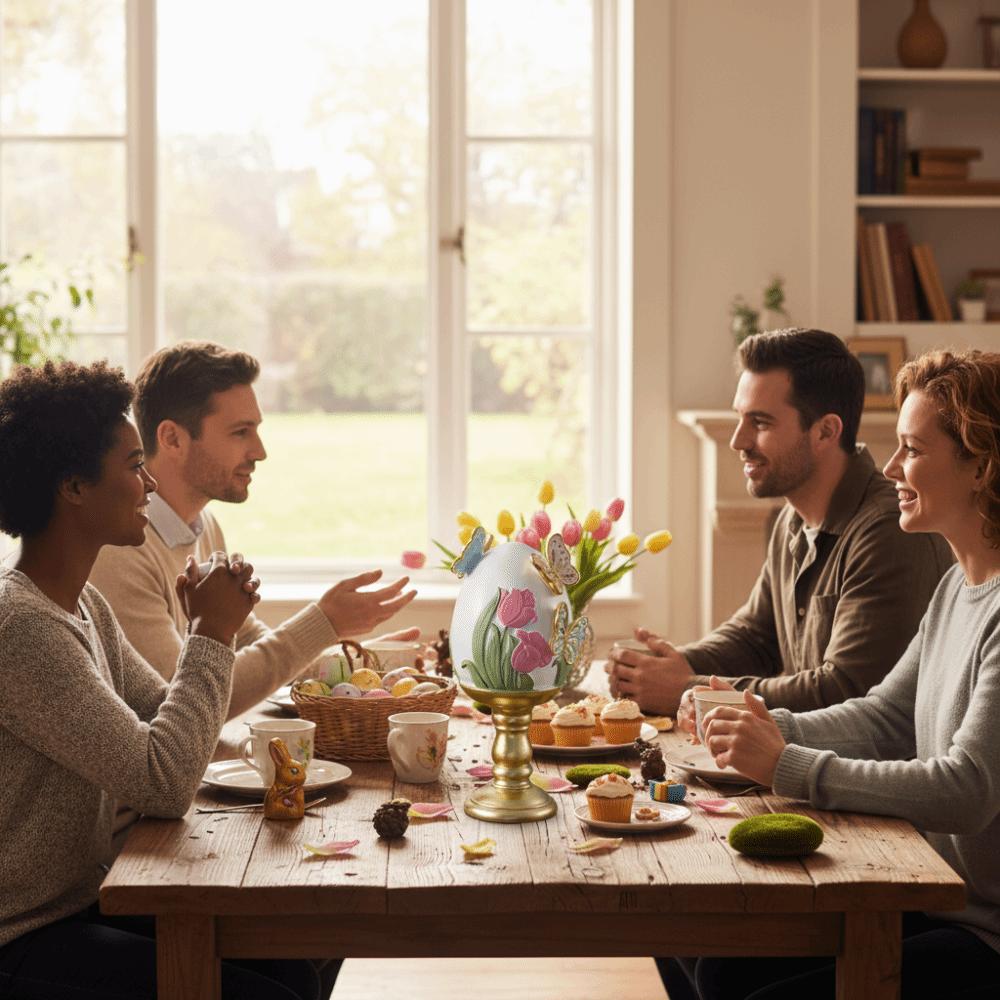 Butterfly Pattern Easter Egg Decoration Easter Decor Festival Atmosphere Decor  Easter Party