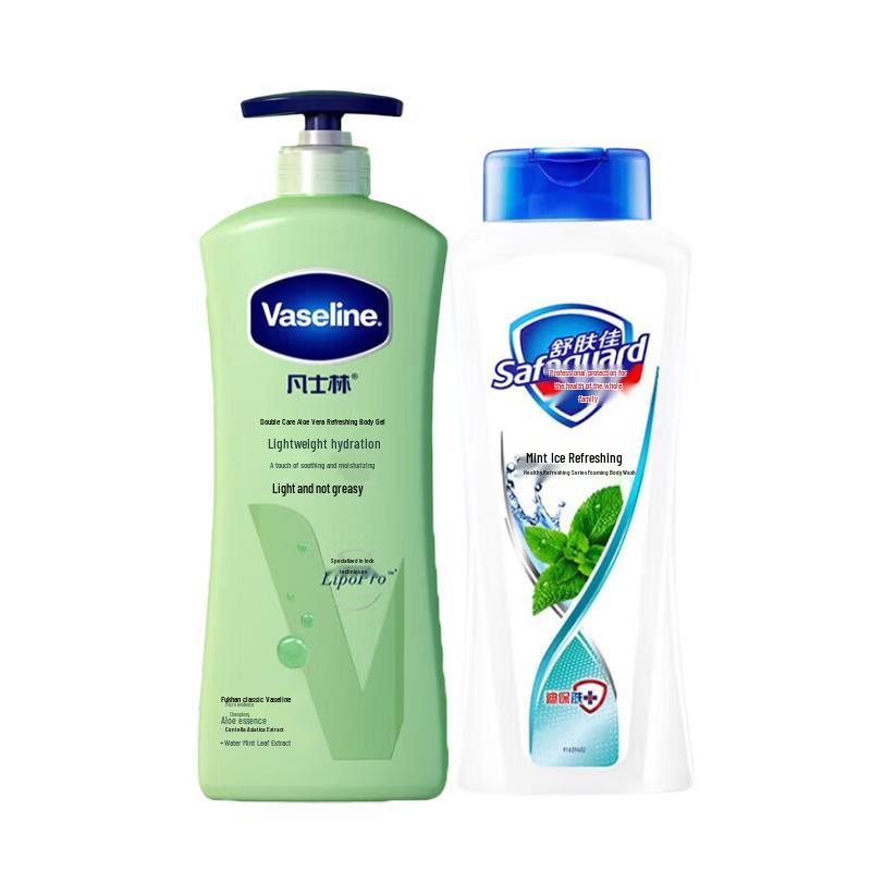 

Vaseline Aloe Fresh Body Lotion & Mint Shower Gel Set