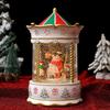 Christmas decorations carousel ornaments with music falling snow glowing water-filled ornaments music box gifts