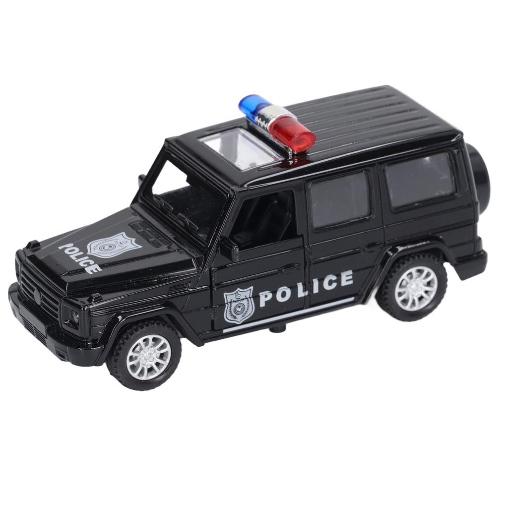 1/32 Scaled Alloy Police Vehicle Model Blinking Lights Ingenious Children Car Toy for Gifts