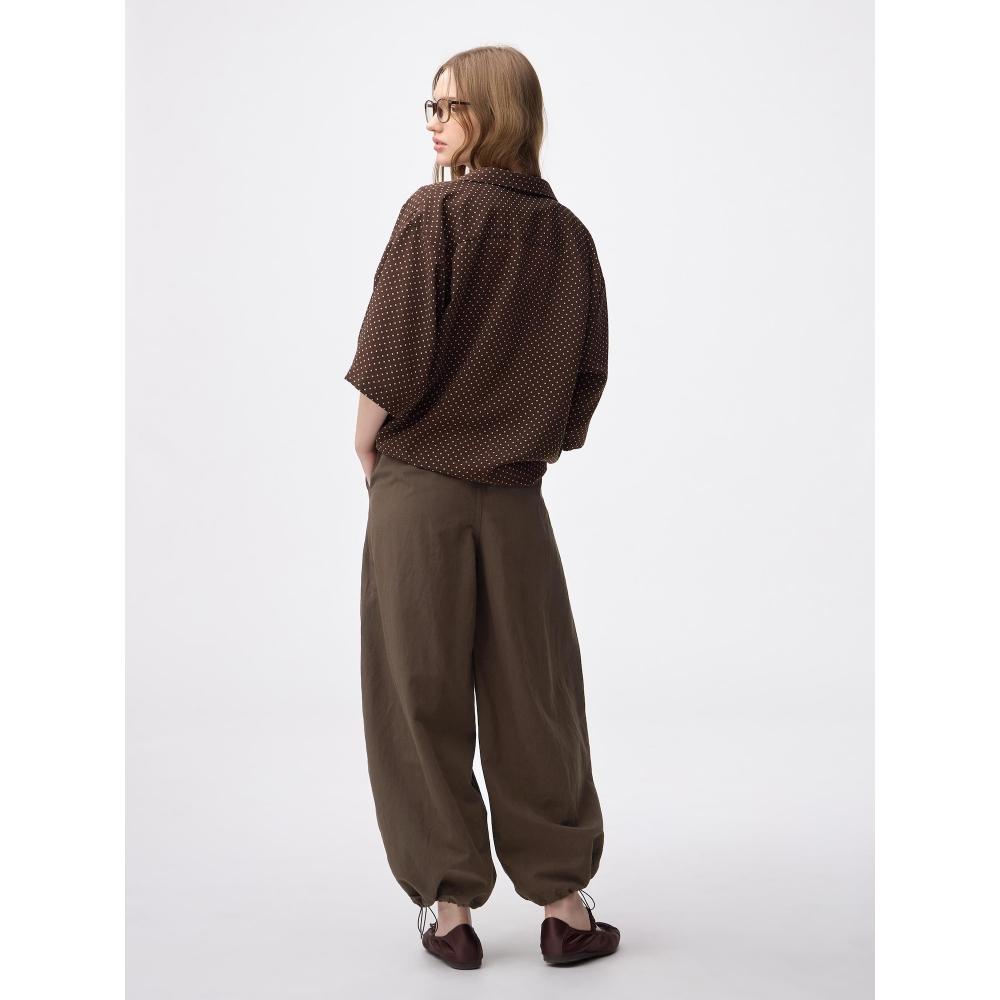 Gu By Uniqlo Linen Blend Balloon Pants+ec