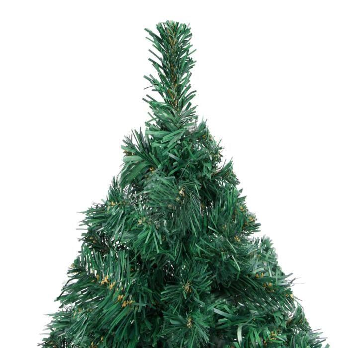 Sapin artificiel aux branches épaisses - Vert - 180 x 95 cm