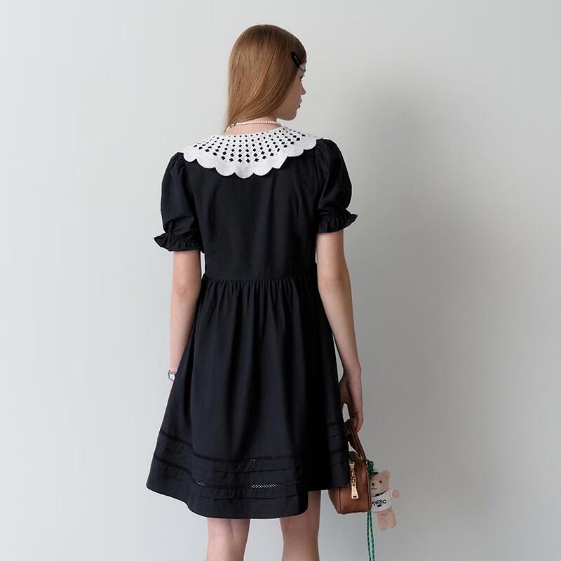 Teenie Weenie Tencel Cotton Bear Print Summer Dress