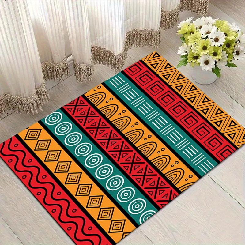 

1pc Mayan Totem Print, Design Indoor Area Rug - Soft, Anti-Slip, and Durable Gaming Room Decor for Bedroom, Living Room 60cm by 90cm