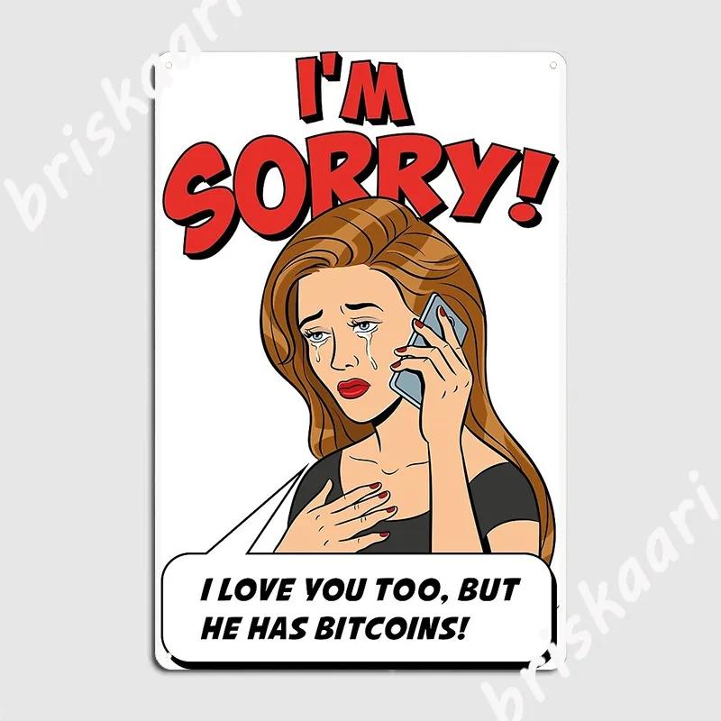Bitcoin Ideals As A Gift Poster Metal Plaque Garage Decoration Club Party Customize Mural Tin Sign Poster