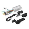 36V 48V 1000W 38A Sine Wave 3 Mode Brushless Controller 124DX Half Twist Throttle Grip with Panel for Electric Bike