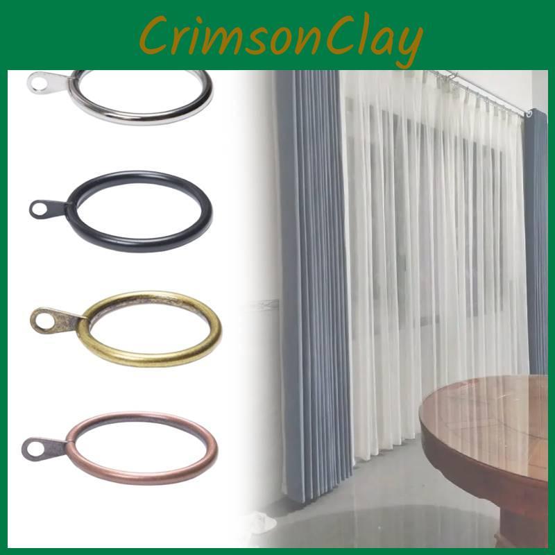 Rings Metal Curtain Internal Diameter Eyelets For Poles Rods Supplies Drapery