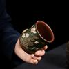 Yixing Handmade Zisha Teacup Purple Clay Magnolia Master Cup For Home Tea Ceremony