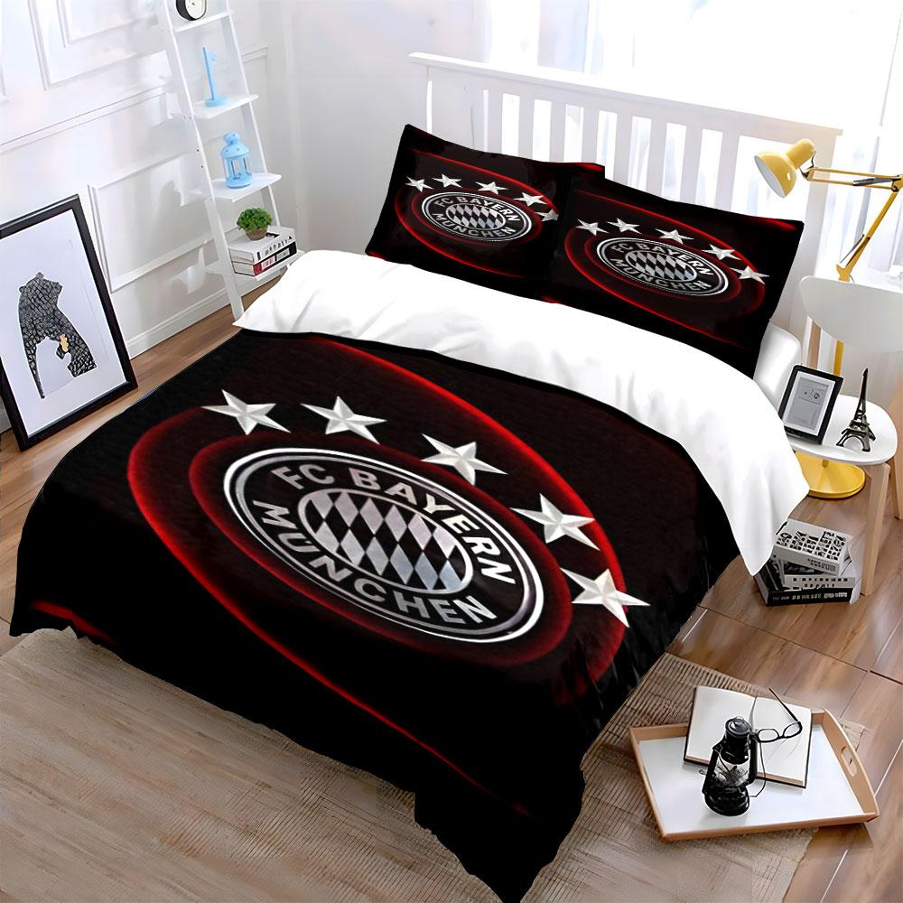 FC Bayern Munich Logo. Bedding Sets Duvet Cover Sets Duvet Covers Pillowcases(1 * Duvet Cover 2 * Pillowcases Without Duvet Insert)