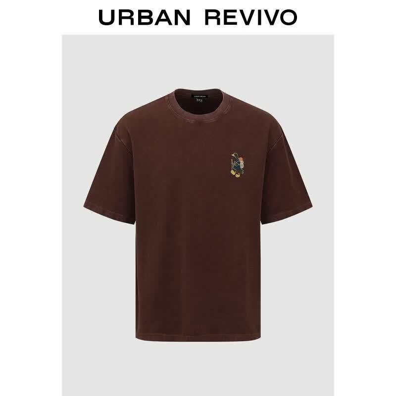 UR Men s Embroidered Short Sleeve T-Shirt L
