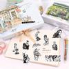 10/30/77pcs Black White Anime JoJo's Bizarre Adventure Stickers Graffiti Notebook Phone Bike Cool Cartoon Decals Toys Gifts