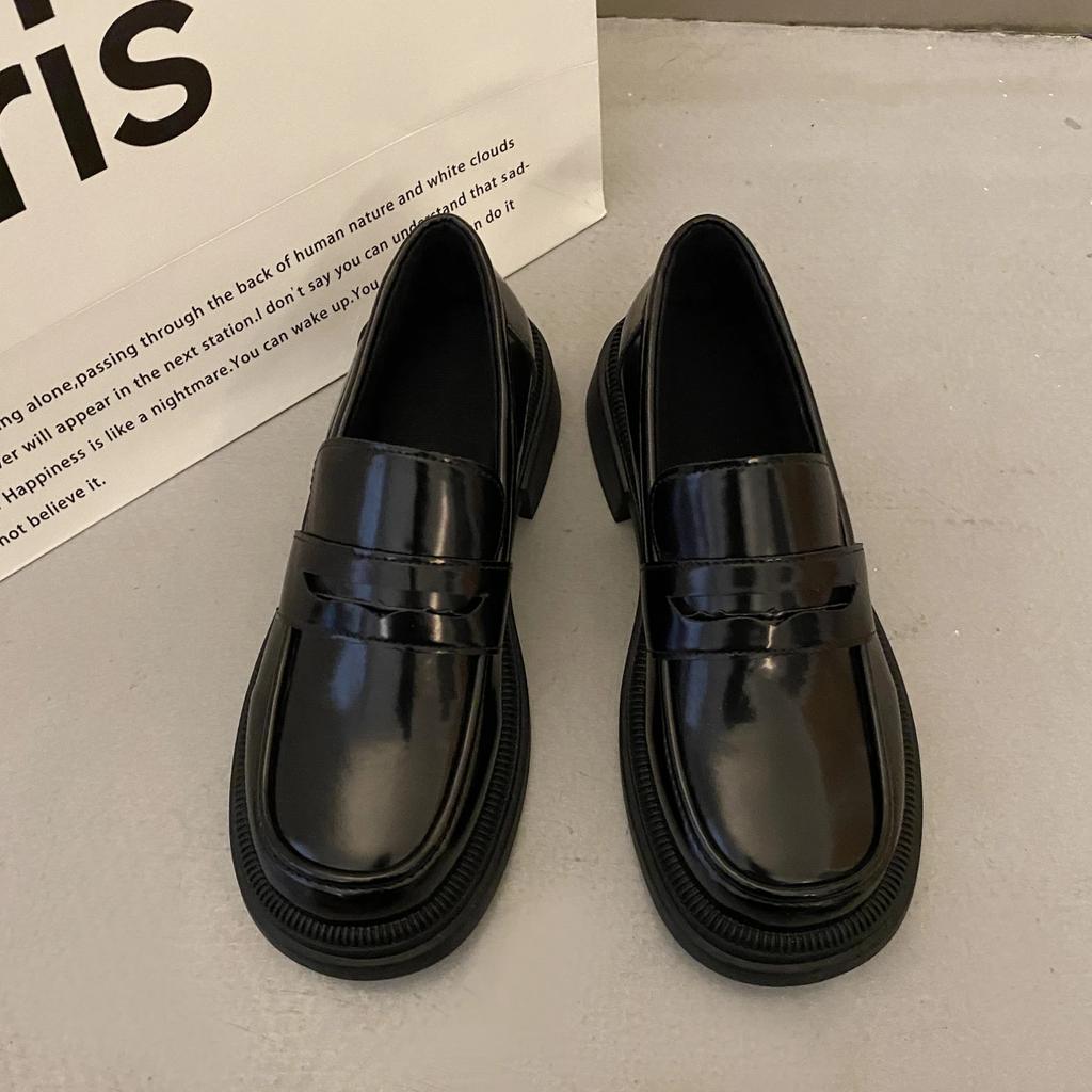 Fashion Brown Loafers Women Japanese School Students JK Uniform Shoes Round Toe Women Girls Retro Round Toe Lolita Cosplay Shoes Mujer