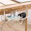 Plateau Organisateur de Gestion de Câbles Multi-usages Étagère de Rangement en Plastique Pour Bureau à Domicile