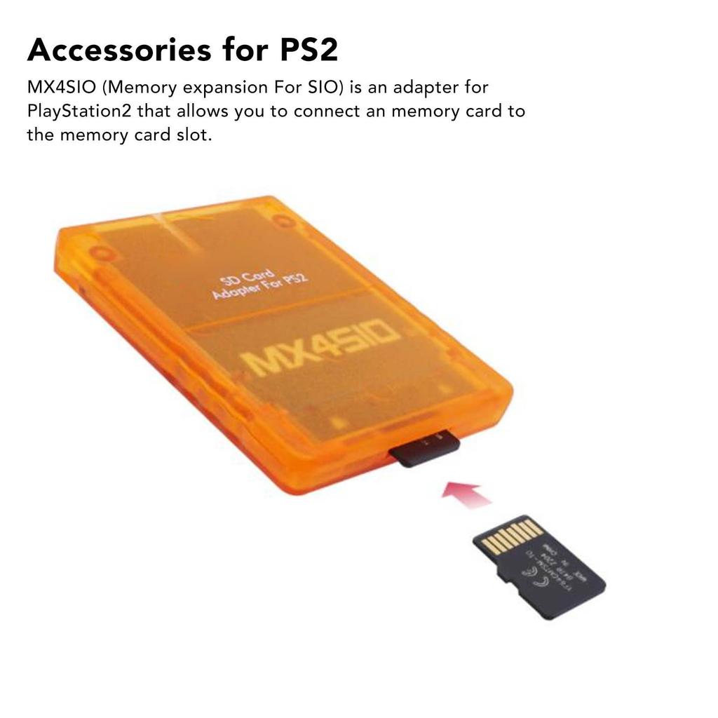 MX4SIO SIO2SD Adaptér pro Micro paměťové karty Ručně vyrobený Stabilní Náhrada Čtečka Micro paměťových karet pro PS2