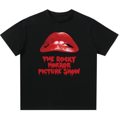 Unisex Clothing Unisex The Rocky Horror Picture Show Short Sleeve TShirt Personality Street Short Sleeve Cotton Loose Crew Neck