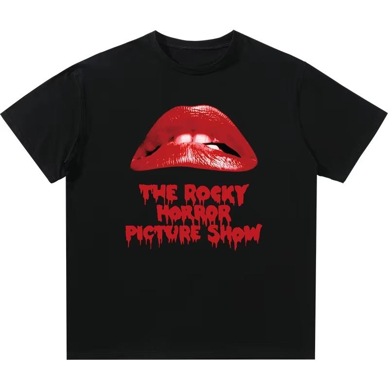 

Unisex Clothing Unisex The Rocky Horror Picture Show Short Sleeve TShirt Personality Street Short Sleeve Cotton Loose Crew Neck S