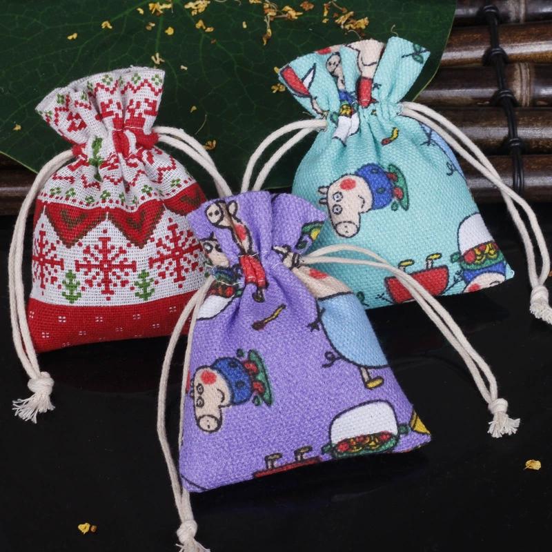 Dragon Boat Festival Empty Linen Sachet Bags (20 Pack)