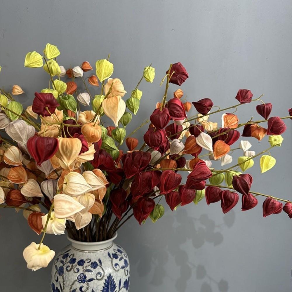 83cm Artificial Coco Pod Branches Real Touch Fake Plants Lantern Fruit Branch  Indoor Outdoor