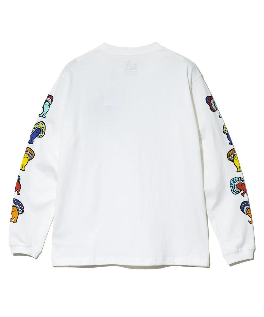 [go slow caravan] 351903 USA/C Hi!PSY! Pilz Langarm-T-Shirt Weiß L