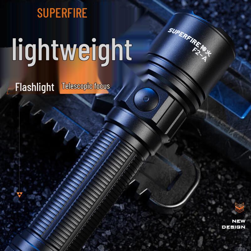 Rechargeable LED Zoom Flashlight