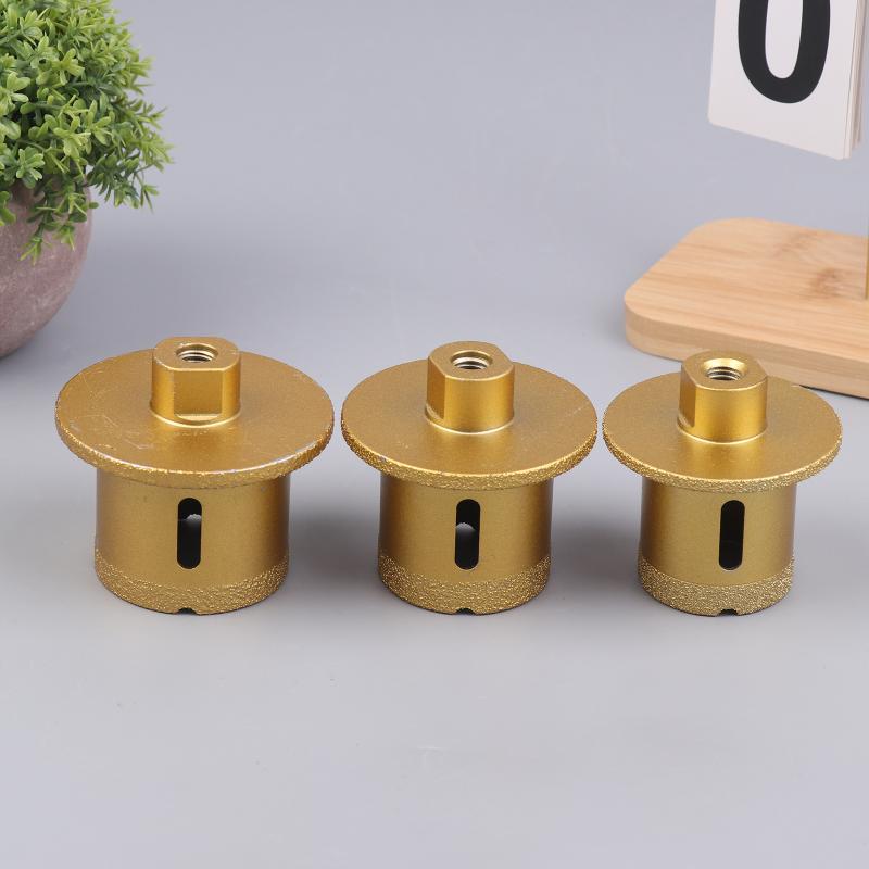 M10 Brazed Diamond Washbasin Core Drill Bit Hole Opener Table Basin Tool For Granite Marble Tile Drilling Cutter