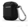 Gadgetbite Rugged Armor Protective Case Cover For Apple Wireless Earphones 1 & 2 - Classic Black