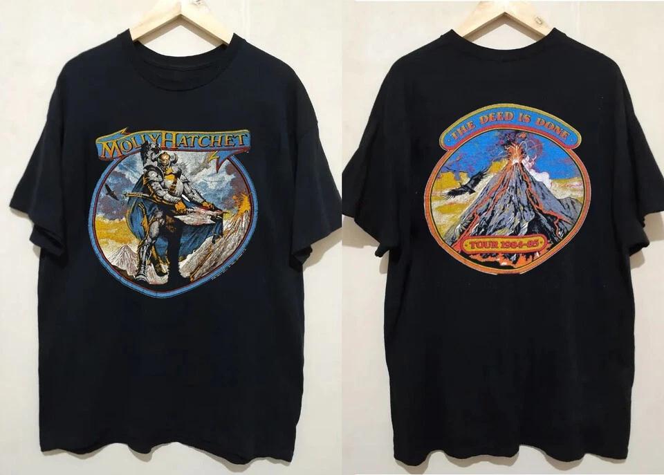 Molly Hatchet Band Tour The Deed is Done Heavy Cotton T-shirt UU1067 2XL