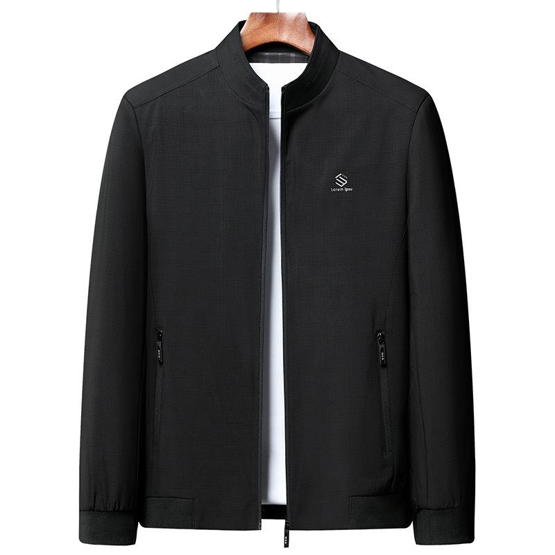 

Весенняя новая бейсбольная форма, мужская куртка, топ для папы среднего возраста, модная повседневная простая куртка с длинными рукавами, мужская одежда XXXXL