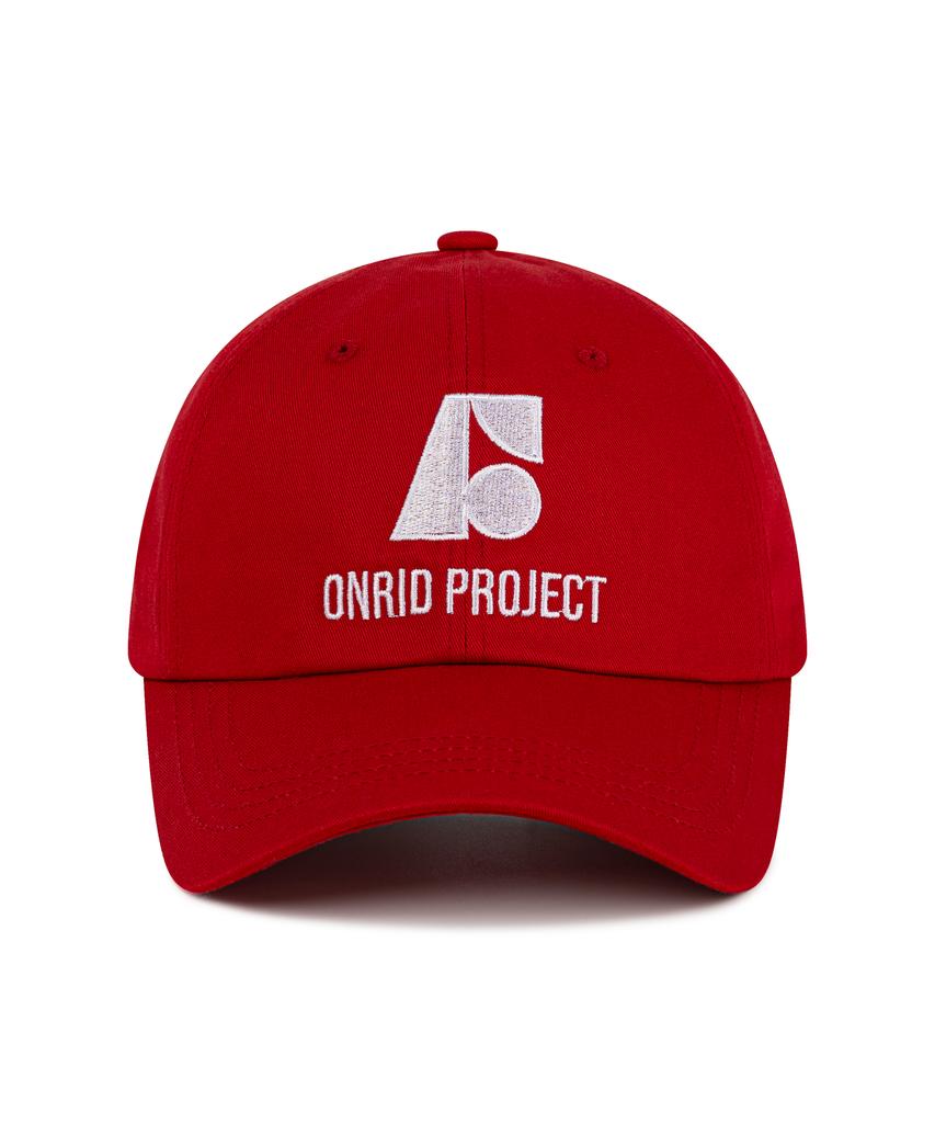 ONRIDPROJECT Essential Symbol Ball Cap - Red