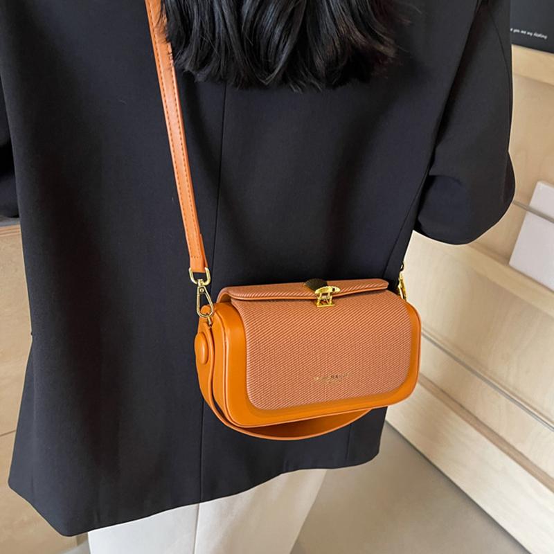 Stylish Vintage Mini Crossbody Bag with a Kiss Lock Featuring a Detachable Top Handle And a Square Design Perfect for Women AVE