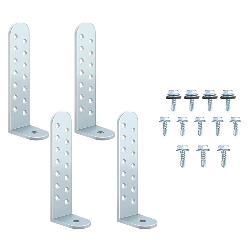 

4 Pack Condenser Universal Tie Down Kit For Concrete & Masonry Condenser Pad белый