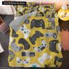 Boys Gamer Bedding Set Cartoon Game Luxury Duvet Cover King Queen Double Comforter Cover Gaming 2/3pcs Polyester Quilt Cover