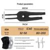 Cross-Border Sports Knee Pads for Mountaineering, Basketball, Running - Patella, Meniscus Support with Spring Leg Sleeves