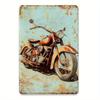 Retro Motorcycle Tin Sign Man Cave Garage Decor 20x30 Cm Metal Poster