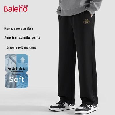Baleno Men's Straight-Leg Casual Knit Pants