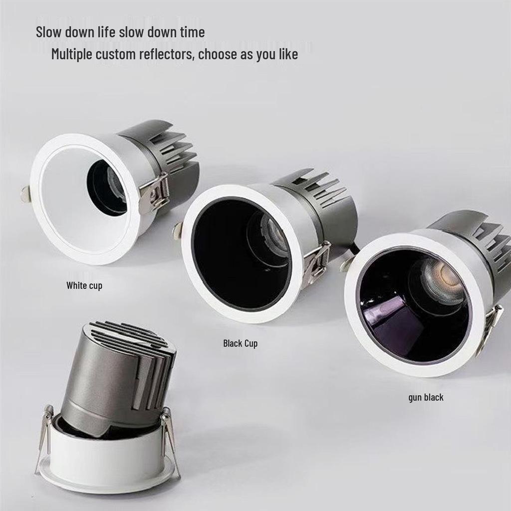 Full Spectrum Smart Anti-Glare Recessed LED Spotlight for Home & Living Spaces