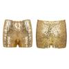 Kids Girls Glittery Sequins Dance Shorts Hip Hop Jazz Performance Costume Athletic Yoga Shorts Bottoms