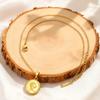 Collana Pendente Medaglia Regina Elisabetta Vintage, Moneta Ritratto Elisabetta in Acciaio Inossidabile per Donne, Gioiello di Moda Medaglia Dea