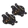 2PCS Vintage Buckle Latch Zinc Alloy Jewelry Box Latch Hasp Furniture Latch Hardware for Jewelry Case Chest Suitcase