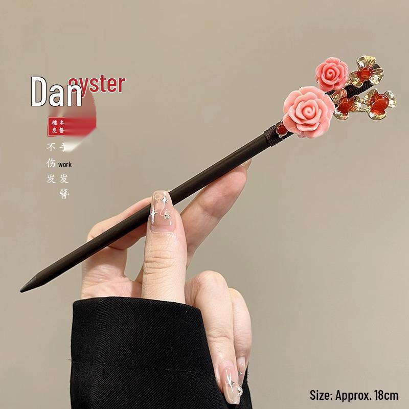 Elegante Hanfu-Blumenhaarnadel: High-End Quasten-Stufen-Schütteln für Hochsteckfrisur