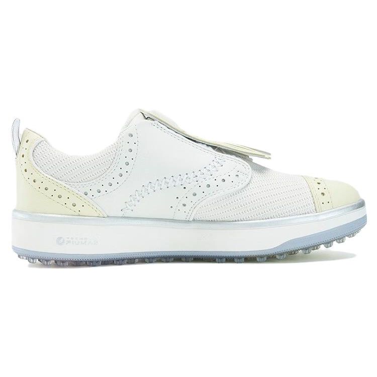 Fila GF Derby Sports Shock Absorption Low Top Golf Shoes Women Sneaker White A12W331703FBL