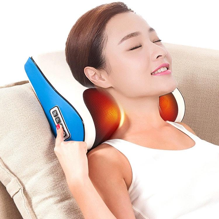 Multifunctional Cervical Massager Pillow with Heat for Neck, Back, Shoulder, Waist, and Leg Relief